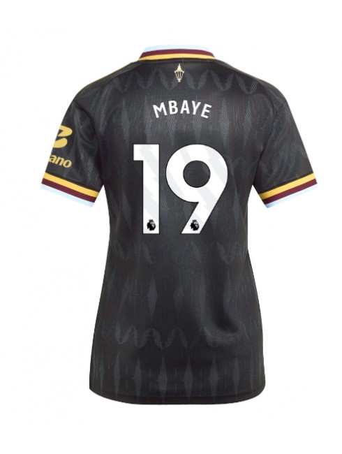 Aston Villa Ibrahim Mbaye #19 Auswärtstrikot für Frauen 2026-27 Kurzarm Aston Villa Ibrahim Mbaye #19 Auswärtstrikot für Frauen 2026-27 Kurzarm